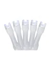 Northlight Set Of 20 Battery Operated Pure White Led Wide Angle Christmas Lights - White Wire In White