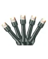 Northlight Set Of 20 Battery Operated Warm White Led Wide Angle Christmas Lights - Green Wire In Clear