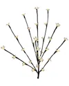 Northlight Set Of 3 Pre-lit Cherry Blossom Artificial Tree Branches