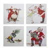 Northlight Set Of 4 Classic Norman Rockwell Christmas Scene Prints Canvas Art In Multi