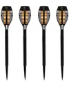 Northlight Set Of 4 Solar Powered Led Pathway Markers