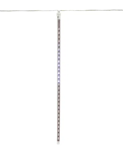 Northlight Set Of 5 Dripping Transparent Icicle Snowfall Christmas Light Tubes  20.75in