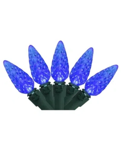 Northlight Set Of 70 Blue Led C6 Christmas Lights - Green Wire