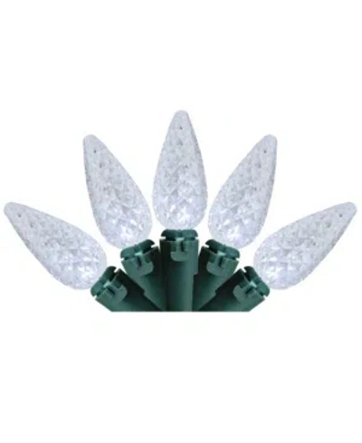 Northlight Set Of 70 Pure White Led C6 Christmas Lights - Green Wire
