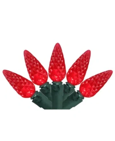 Northlight Set Of 70 Red Led C6 Christmas Lights - Green Wire