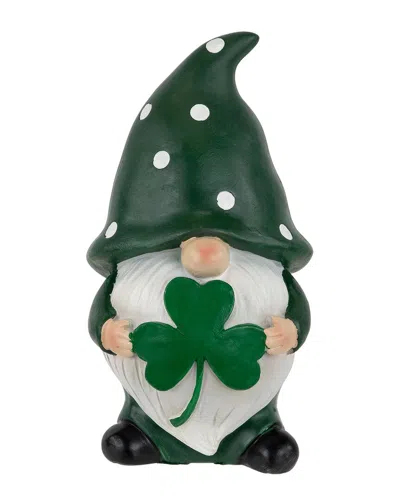 Northlight Shamrock Gnome Outdoor Garden Statue In Green