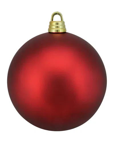 Northlight Shatterproof Matte Red Hot Commercial Christmas Ball Ornament