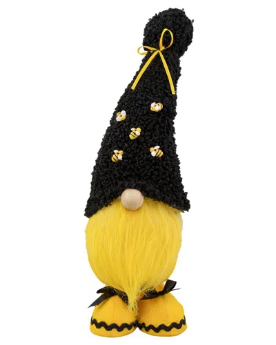 Northlight Sherpa Bumblebee Springtime Gnome In Black