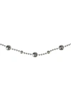Northlight Shiny Mirro Disco Ball Beaded Christmas Garland In Silver