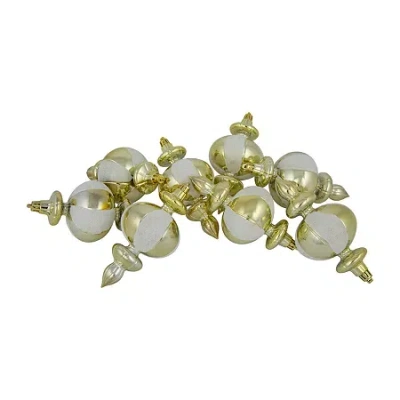 Northlight Shiny Shatterproof Finial 8-pc Christmas Ornament In Multi