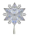 Northlight 10" Silver 6-point Snowflake Christmas Tree Topper