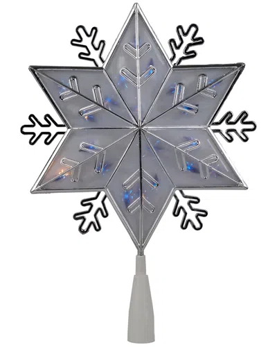 Northlight Silver 6-point Snowflake Christmas Tree Topper