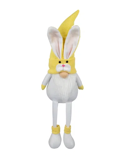 Northlight Sitting Bunny Gnome Figurine In White