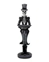 Northlight Skeleton Butler With Tray Standing Halloween Statue In Black