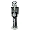 Northlight Wooden Skeleton Halloween Nutcracker In Black