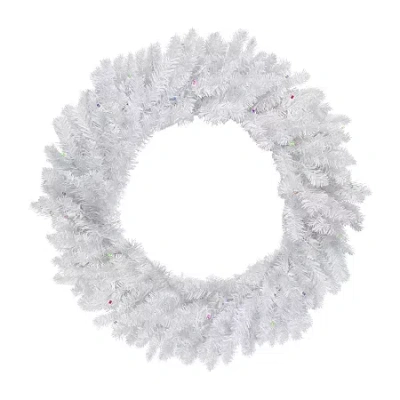 Northlight Snow White Pre-lit Wreath