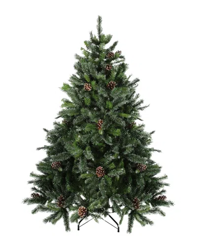 Northlight Snowy Delta Pine With Pine Cones Artificial Christmas Tree