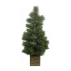 Northlight Snowy In Pot Unlit 3 Foot Pine Christmas Tree In Green