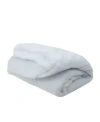 Northlight Solid White Artificial Soft Snow Christmas Craft Blanket In White