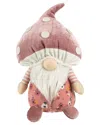 Northlight Springtime Floral Mushroom Gnome, 10.5" In Pink