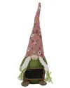 Northlight Springtime Gnome With Message Board In Pink