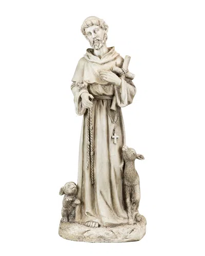 Northlight St. Francis Of Assisi With Animals Outdoor Garden Statue