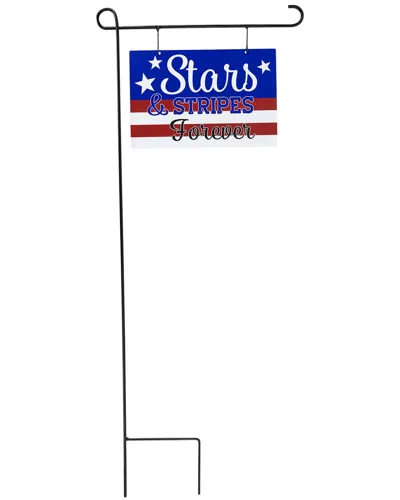Northlight Stars & Stripes Forever Outdoor Metal Yard Sign In Multi