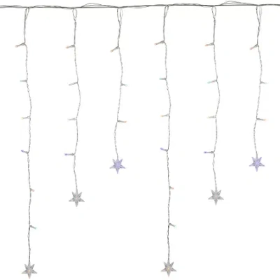 Northlight Stars Outdoor Icicle Lights In White