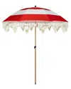 Northlight Striped Outdoor Beach Market Umbrella With Tilt