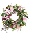 Northlight Succulent & Fern Artificial Floral Wreath In Green