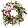Northlight Succulent & Fern Artificial Floral Wreath In Green