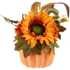 Northlight Sunflower And Gourds In Multi