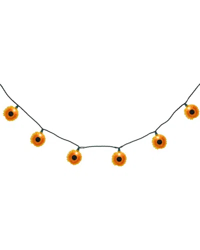 Northlight Sunflower Patio Light Set In Orange