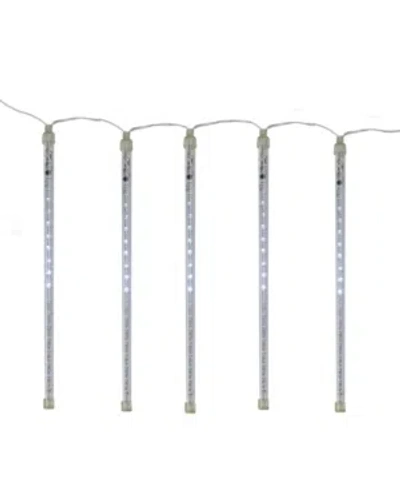 Northlight Transparent Dripping Icicle Snowfall Christmas Light Tubes-clear Wire, Set Of 10