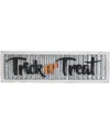 Northlight Wood Framed Distressed Trick Or Treat Wall Decor In Silver