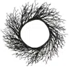 Northlight Twig Artificial Halloween Wreath In Black
