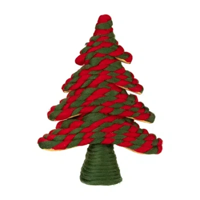 Northlight Twisted Yarn Plush Christmas Tabletop Tree In Multi