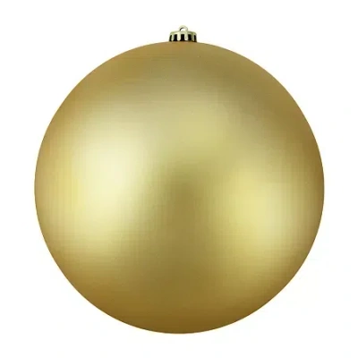 Northlight Vegas Gold Shatterproof Matte Christmas Ball Ornament 6'' (150mm)