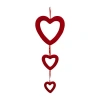 Northlight Wall Heart Trio Wall Decal In Red