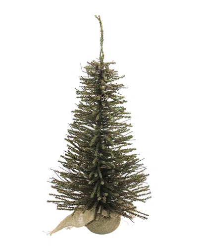 Northlight Warsaw Twig Artificial Christmas Tree In Burlap Base In Green