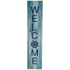 Northlight Weathered Coastal "welcome" Porch Board Sign Decoration In Gray