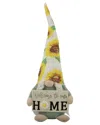 Northlight 15.5" Welcome To Our Home Spring Gnome With Sunflower Hat In White
