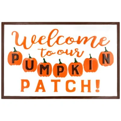 Northlight Welcome To Our Pumpkin Patch Fall Harvest Wall Sign In Multi