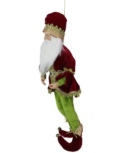 Northlight Whimsical Elf Hanging Christmas Figure In Multi