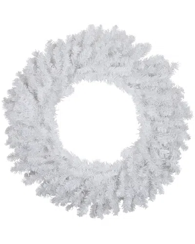Northlight White Canadian Pine Artificial Christmas Wreath In Gray