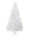 Northlight White Glimmer Iridescent Spruce Full Artificial Christmas Tree