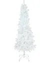 Northlight White Glimmer Iridescent Spruce Pencil Artificial Christmas Tree