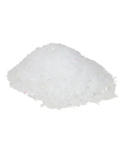 Northlight White Iridescent Artificial Powder Snow Twinkle Flakes For Christmas Decorating 2 Oz.