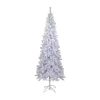 Northlight White Winston Artificial Multi Led Lights 7 1/2 Foot Pre-lit Pine Christmas Tree In White