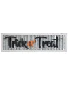 Northlight Wood Framed Distressed Trick Or Treat Wall Decor In Silver